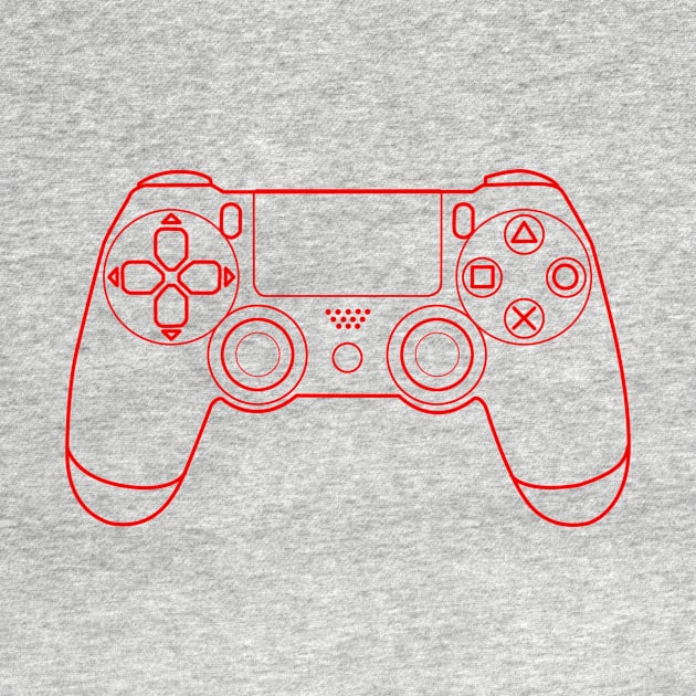 Ps4 Controller Wireframe by JamesCMarshall